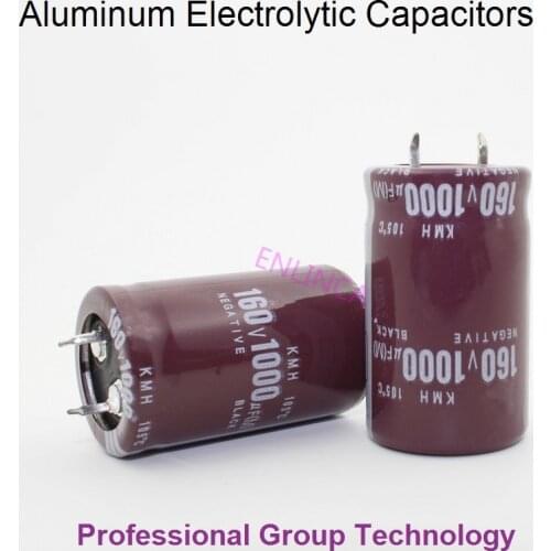 10pcs R50 Good quality 160v1000uf Radial DIP Aluminum Electrolytic Capacitors 160v 1000uf Tolerance 20% size 25x40MM 20