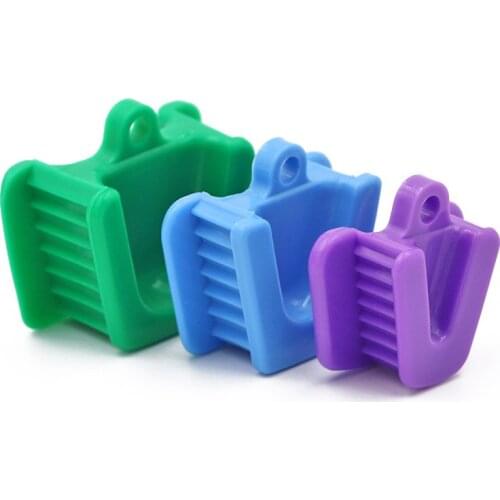 3pcs Dental Occlusal Pad Mouth Opener Oral Cheek Retractor Prop Bite Rubber Intraoral Supporting Device Teeth Care Tool