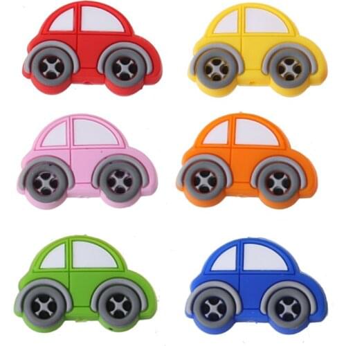 5pcs Silicone Beads Baby Teething Toys Food Grade DIY Necklace Bracelet Pacifier Chain Silicone Teether BPA Free