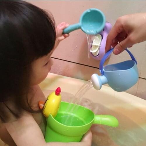 Baby bath toys baby playing duckling shampoo cup shower beach children toys