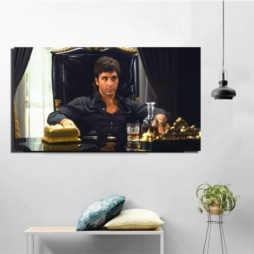 Antonio Tony Montana Faceless Man Canvas Prints Picture Modular Paintings For Living Room Poster On The Wall Home Decor