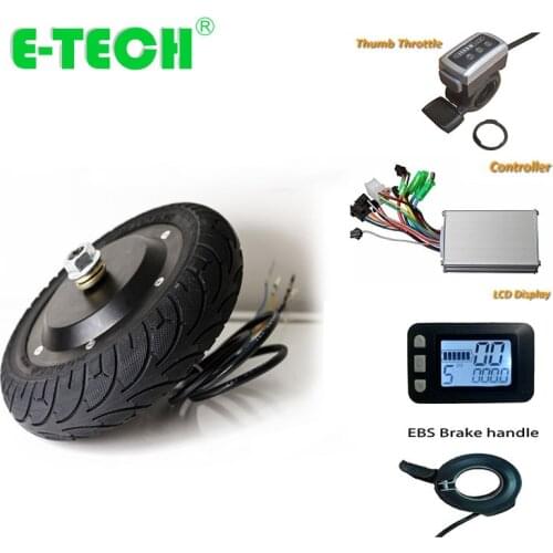 Electric scooter kits DC 8 inch 24V/36V hub motor with accessories