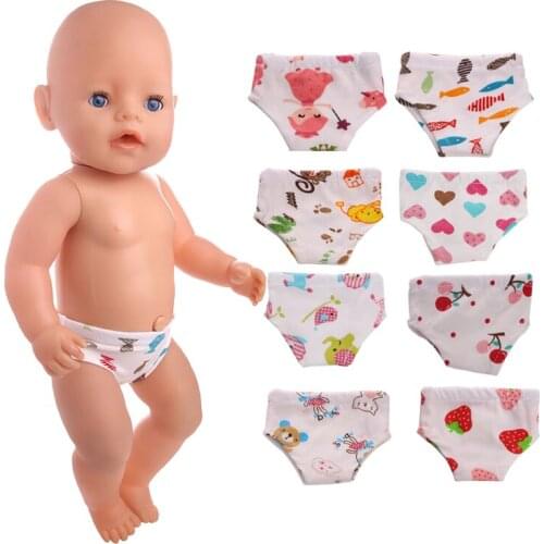 Doll accessories cute underwear fit 18 inch doll or 43 cm Children best Birthday Gift