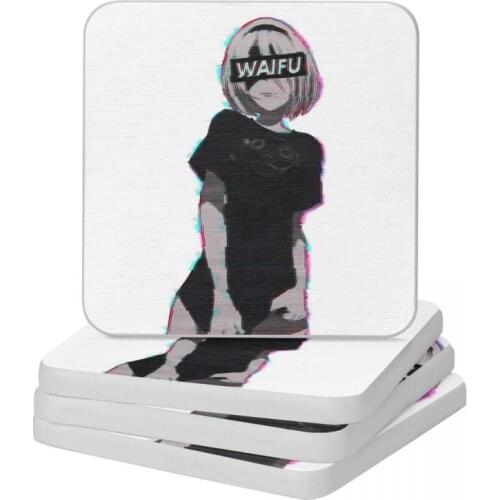 Waifu Diatomite Square Round Coaster Water Absorption Cup Bonsai Mat Soap Toothbrush Pad Wholesale Diameter 10cm