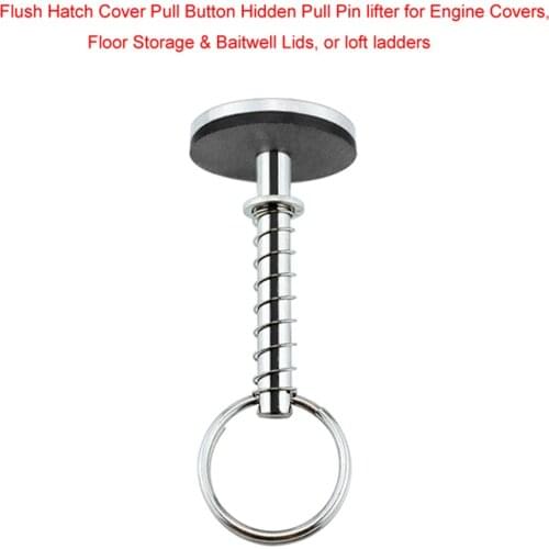 Boat 316 Stainless Steel Ring Hatch Cover Pull Lifter 1-1/4" Marine Hardware