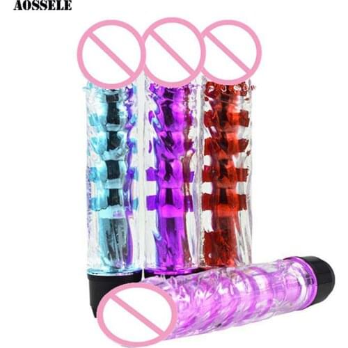 Multi-speed G-spot Vibrator Jelly Dildo Penis Vibrator Clitoris Stimulator Massager Sex Toys For Women Female Masturbator Toy