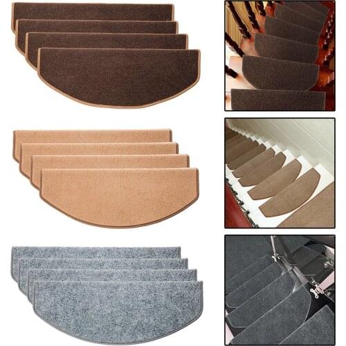 Non-slip Self-Adhesive Carpet Stair Tread Mat Home Staircase Protection Cover Pad