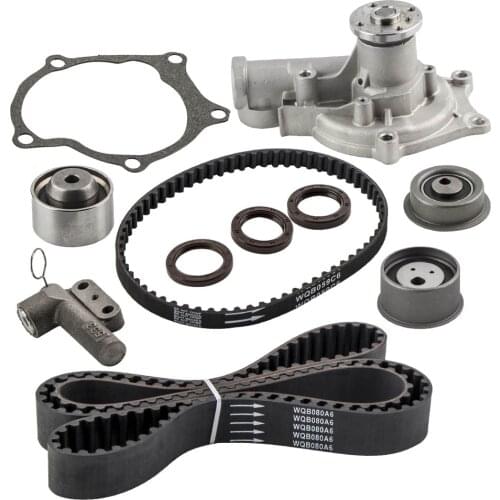 New Timing Belt Water Pump Kit for Mitsubishi TURBO 2.0 Tensioner 4G63T 1989 1990 1991 1992