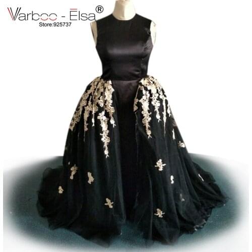 VARBOO_ELSA Prom Dress 2018 Tulle Taffeta Fabric sleeveless Applique Zipper Sheath Evening Dress Arabia 2018 Vestido De Renda