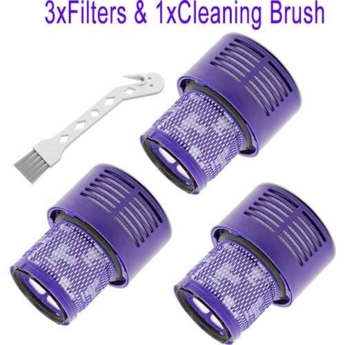 Vacuum Cleaner Replace Filter Washable Big Filter Unit For Dyson V10 Sv12 Cyclone Animal Absolute Total Clean Cordless-4pcs/set