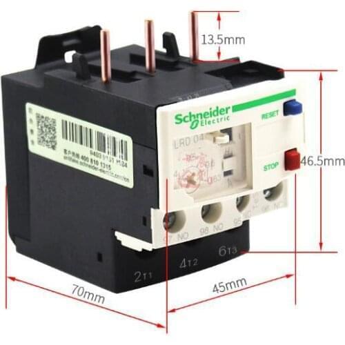 Schneider thermal relay LRD overload overheat protection three-phase thermal overload relay 380v thermal protection 220V