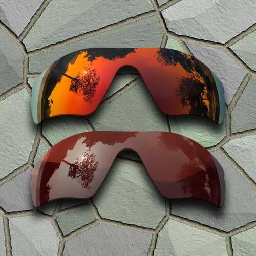 Violet Red&Bronze Brown Sunglasses Polarized Replacement Lenses for Oakley Radar Path
