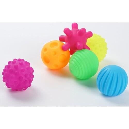 Textured Multi-ball Suit,Tactile Sensory Ball, Bath Ball Toy, Baby Grip Ball, Sensory Ball, Suitable For Toddlers, Babies, Toddl