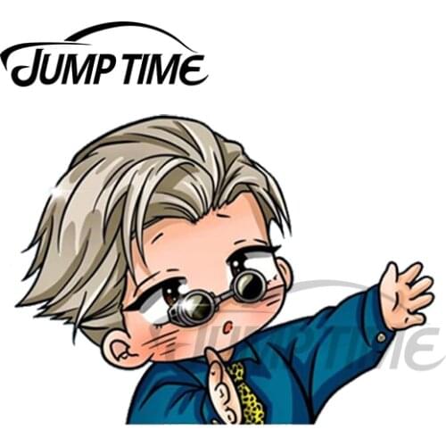 JumpTime 13 x 9.6cm Nanami Nanamin Jujutsu KaisenDecal Graffiti Car Stickers Sunscreen Occlusion Scratch Waterproof For JDM SUV