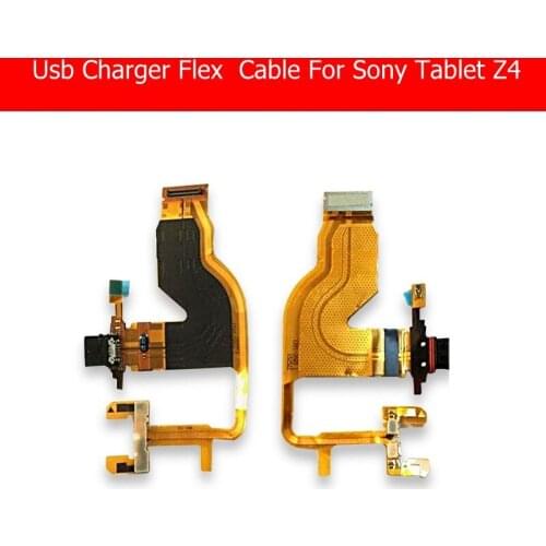 WEETEN Genuine USB Charging Connector Flex Cable For Sony Tablet Z4 Sgp 771 712 USB Charger Flex Cable Replacement Repair parts