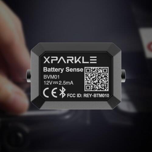XPARKLE Battery Sense BVM01 Car Battery Health Monitor With Bluetooth and Phone APP Display For Car Parts