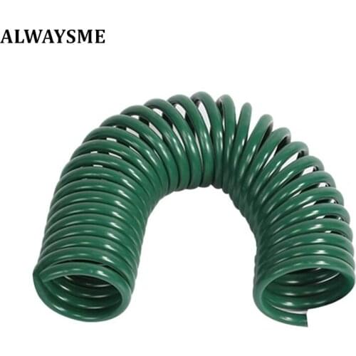 ALWAYSME 7.5m PU/EVR Spring Recoil Hose Lead Free Drinking Water Safe For Marine,RV,Home Garden