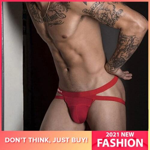Quick Dry Mesh Gay Men Sexy Underwear Thong Men Jockstrap Ins Style Mens Thongs And G Strings Gay Thongs