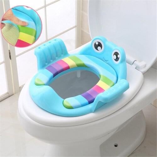 Baby Toilet Potty Seat Children Potty Safe Seat With Armrest Kids Toilet Training Potty Safety Cushion Comfortable Potty Seat