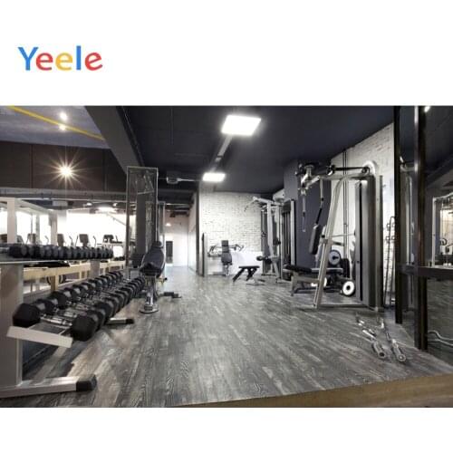 Yeele Interior Photocall Gym Fitness Equipment Decor Photography Backdrop Personalized Photographic Backgrounds For Photo Studio