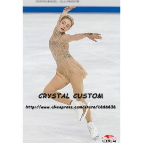 Custom Girls Figure Skating Dresses Graceful New Brand Ice Skating Dresses For Competition DR4376