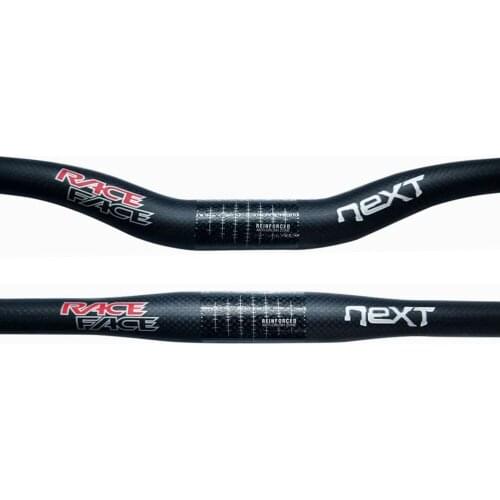 Race Face Next Series 3K Matte Full Carbon Fibre Handlebar Horizontal Handlebar Swallow-Shaped Bar Bicycle Parts31.8mm*580-740mm