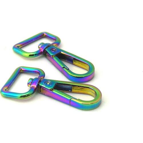 10 pcs Metal Bag Buckle Dog Collar Webbing Handbag Strap Chain Swivel Clasps Lobster Snap Hook DIY Accessories