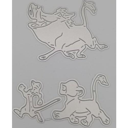 Metal Cutting Dies Lion Warthog Mongoose New 2019 for Card Making Scrapbooking DIY Album Embossing Paper Craft Dies