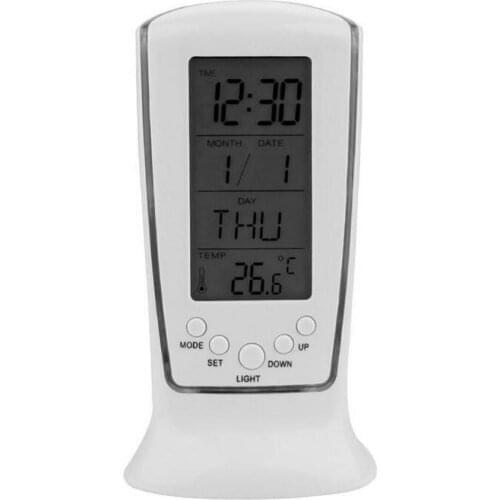 Mini Alarm Clock LED Luminous Lazy Electronic Clock Multifunction Rectangle Alarm Clock for home furnishings 2020 New