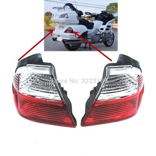 Motorcycle High Quality Rear Tail Light Lens Brake Turn Signals Indicator Taillight Cover For Honda Goldwing GL1800 2001 - 2005