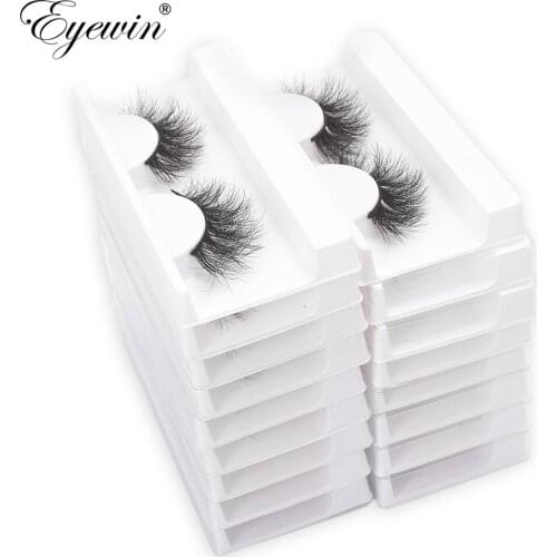 Eyewin False Eyelashes Lashes 3D Mink Lashes 100% Handmade Cruetly Free Soft Fluffy Natural Long Makeup Eyelashes For Wholesale
