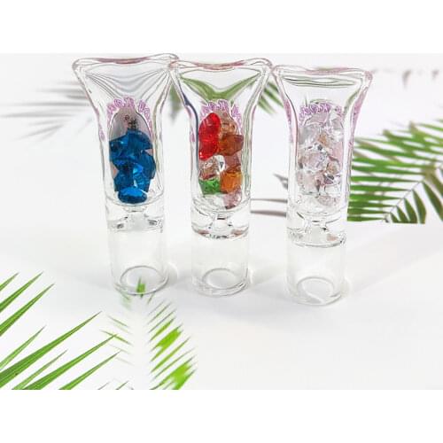 Glass Rolling Mouth Filter Tips With Diamond 8MM Cigarette Mouthpiece Rolling Filter Tip Suit King Size Paper Cones