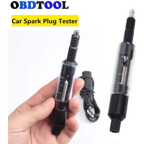 New Fire Jumping Test Flashover Gauge Car Spark Tester Automotive Ignition Coil Detector Spark Plug Wire Diagnostic System
