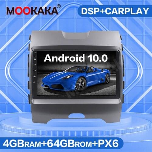 PX6 Android 10.0 4+64GB Car GPS Navigation Radio For Ford Ranger 2015-2018 Auto Multimedia Player Stereo Head Unit NO DVD Player