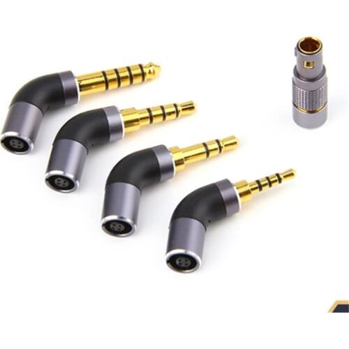 Self-locking replaceable plug 4.4 / 3.5 / 2.5mm balanced / 3.5mm single-ended plug 1 set