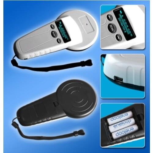 Free shipping ISO11785/84 FDX-B Pet Microchip Scanner, Animal RFID Tag Reader dog reader Low Frequency Handheld RFID Reader