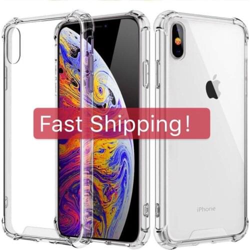 Silicone Clear TPU Case For iPhone 5s SE Cover For iPhone X XR XS MAX 7 8 6s 6 Plus Ultra Thin Crystal Back Protect Rubber Phone