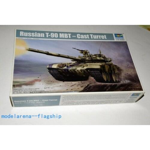 Trumpeter 1/35 05560 Russian T-90 main battle tank cast turret model kit