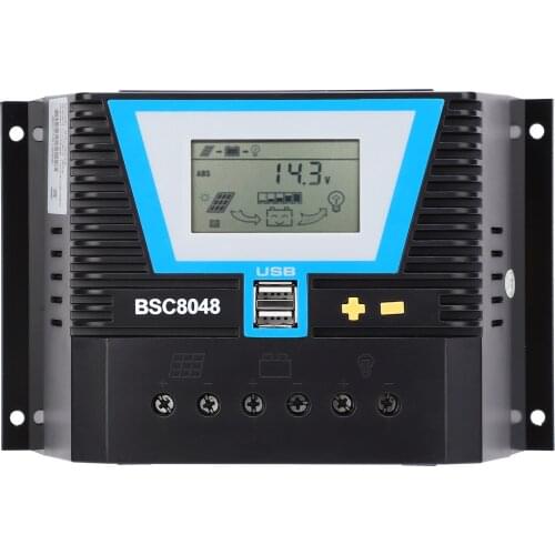 Voltage Controller dc power supply adjustable Solar Controller for Variety Batteries BSC8048 80A 12V/24V/36V/48V Charging
