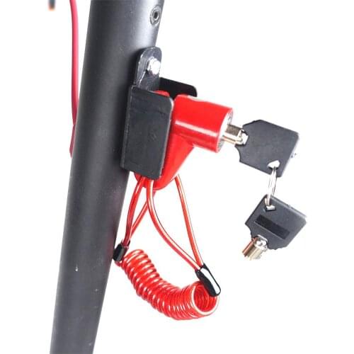 For Xiaomi Pro Electric Scooter Anti-Theft Wheels Disc Brakes Lock With Steel Wire Security Cycling Bicycle Bike Disc Lock