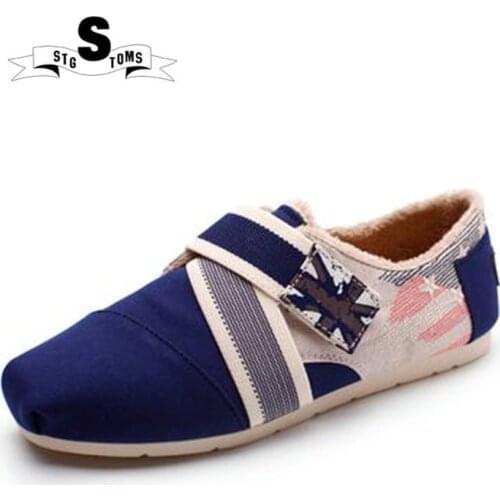 2018 Canvas Shoes Women Autumn and Winter Cotton Shoes Lazys Espadrilles Flat Plus Velvet Thick Warm Shoes Female Walking Shoes