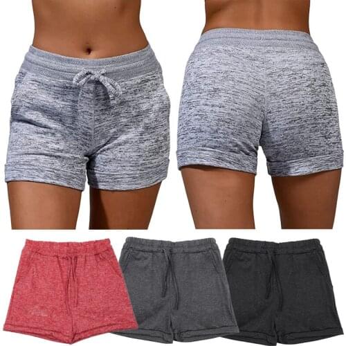 Women Sport Shorts Pants Seamless Fitness Yoga Shorts Casual Leisure Cotton Running Gym Sport Workout Shorts Stretch Waistband