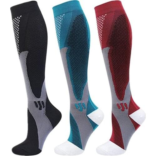1/2/3/4/5/6 Pairs New Compression Socks 30 MmHg Fit Medical Varicose Veins Football Soccer Stockings Men Women Socks For Running