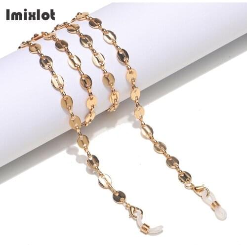 1PC Fashion Hogsnout Sunglasses Masking Chains For Women Gold Eyeglasses Cord Holder Necklace Eyewear Retainer Accessories