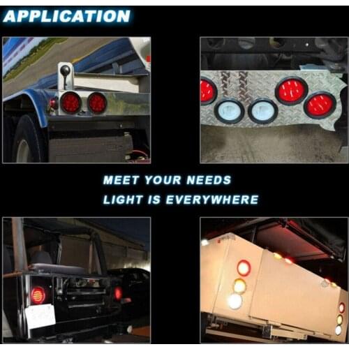 Lamp Tail Turn Signal Light Signal light Tail Tractor Trailer Truck Turn Vehicle light Warning light 2pcs
