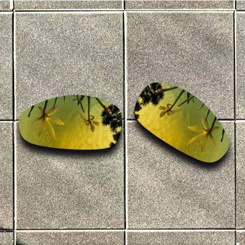 24K Gold Polarized Sunglasses Replacement Lens for-Oakley Juliet Frame 100% UV Protection Good Fitness