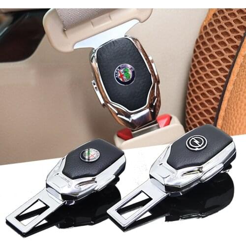 Car Seat Belt Clip Extender Safety Belt Buckle Plug For opel corsa d alfa romeo giulia stelvio enault scenic 2 laguna 3 megane 3