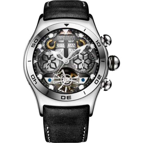 Watch men,mens automatic watches Reef Tiger man luxury fashion waterproof mechanical wristwatch sport relogio masculino RGA703