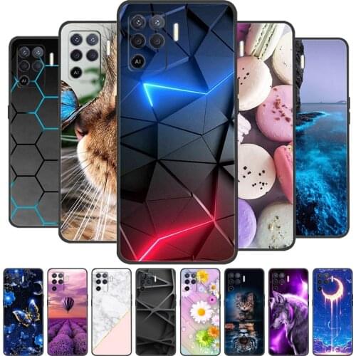 For OPPO Reno5 F Case Silicone Phone Cover for OPPO Reno5 Lite A94 4G Phone Cases for OPPO Reno 5 F 5F 5 Lite Bumper Fundas