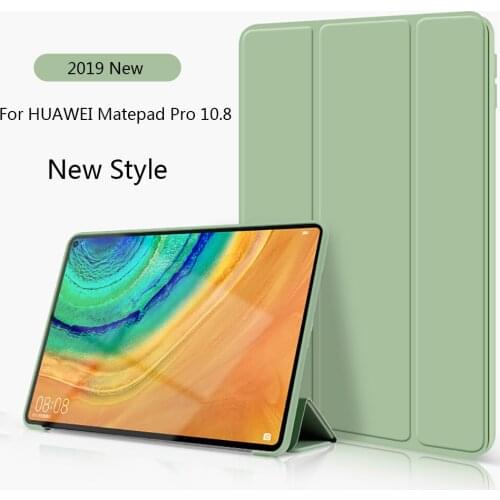 Tablet Case For Huawei MatePad Pro 10.8 2019 Leather Slim Folding Stand Holder Cover For MatePad Pro10.8 MRX-W09 W19 AL09 AL19